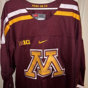 Nike - University of Minnesota - Hockey Jersey - Like New - 3XL - Red / Maroon